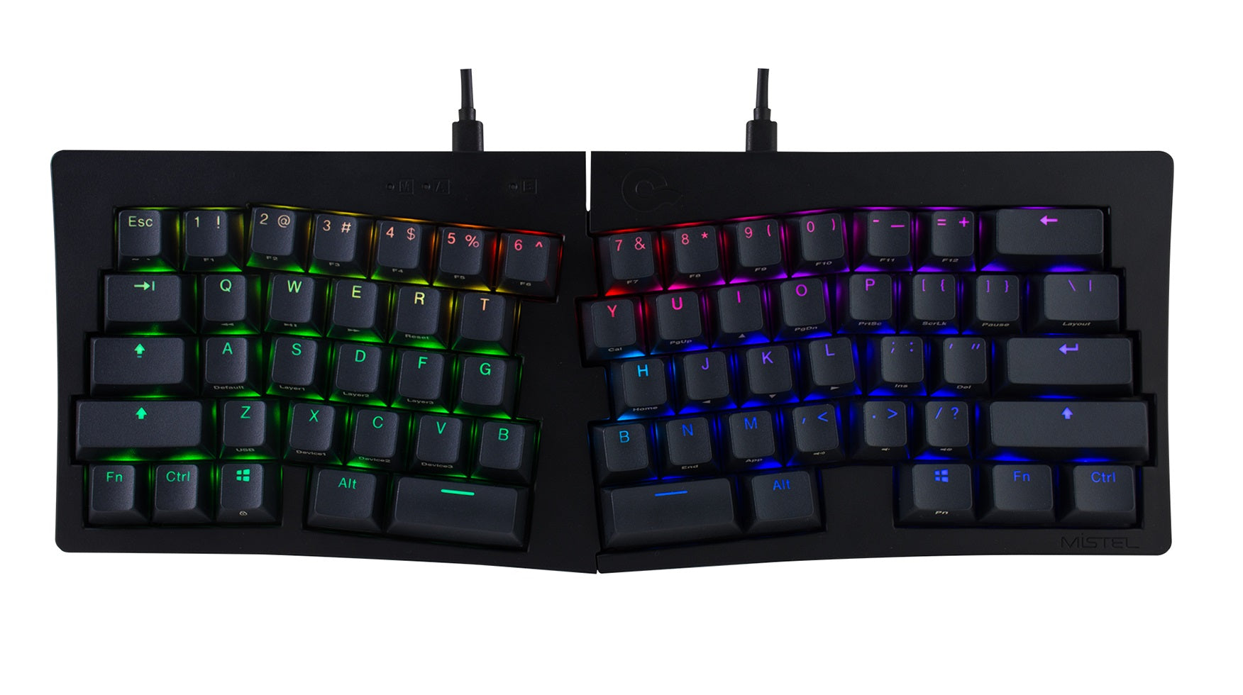 Mistel MD600 Alpha Black 60% Alice Hotswap Bluetooth RGB Mechanical Ke