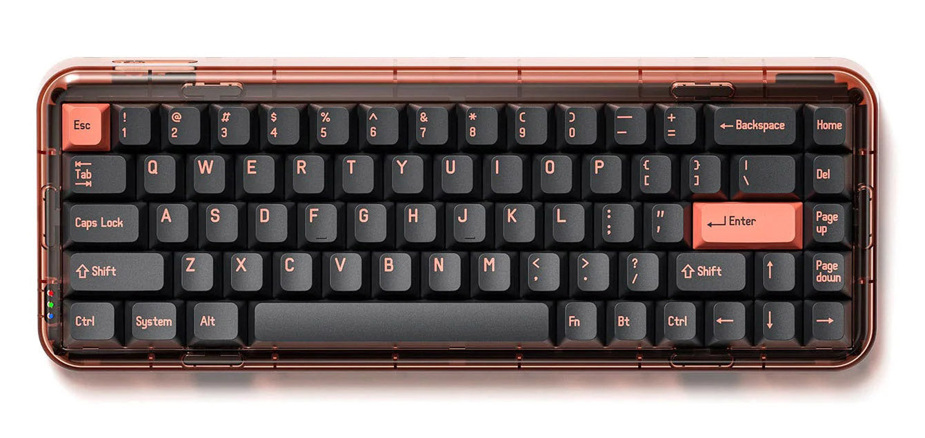 MelGeek Mojo68 RGB LED 65% Double Shot PBT Mechanical Keyboard