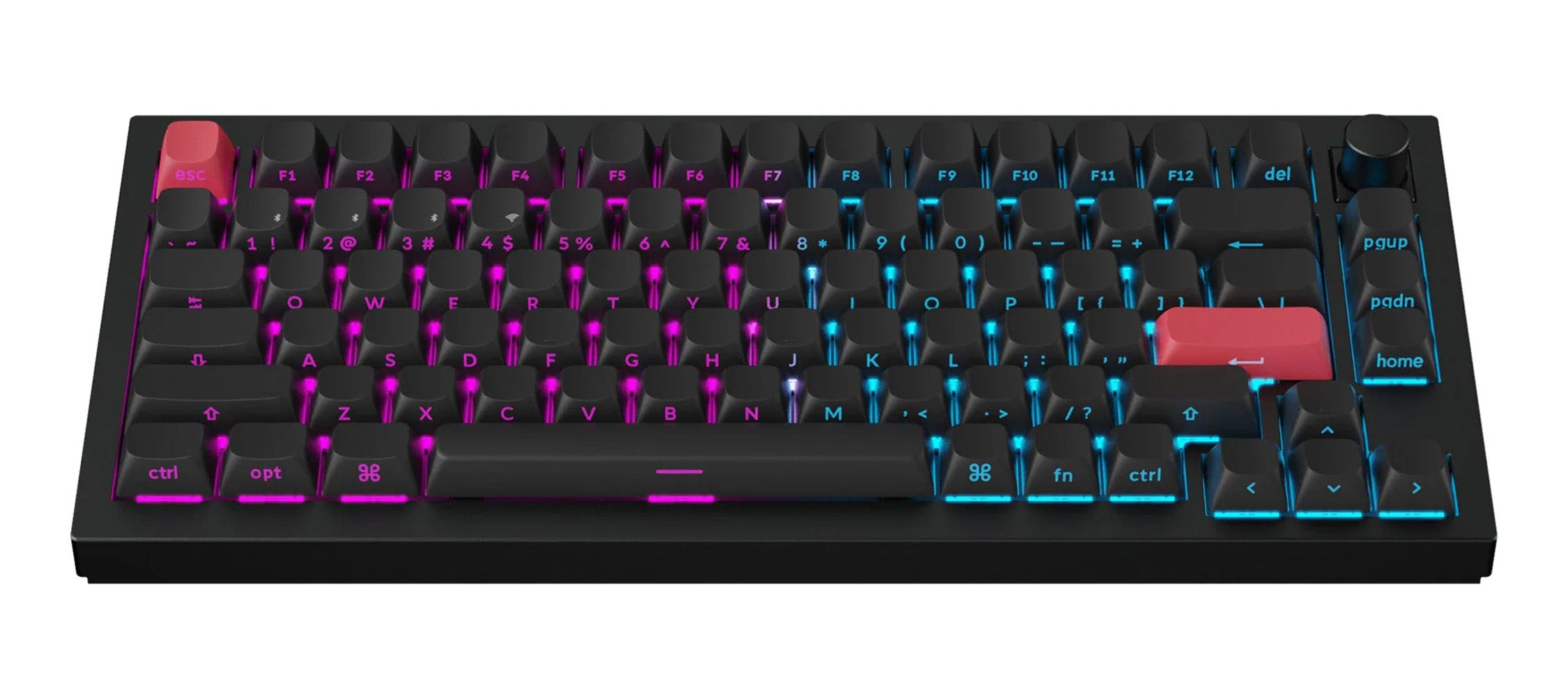 Keychron Q1 Max Side Print Aluminum 75% Hotswap Wireless RGB Mechanica