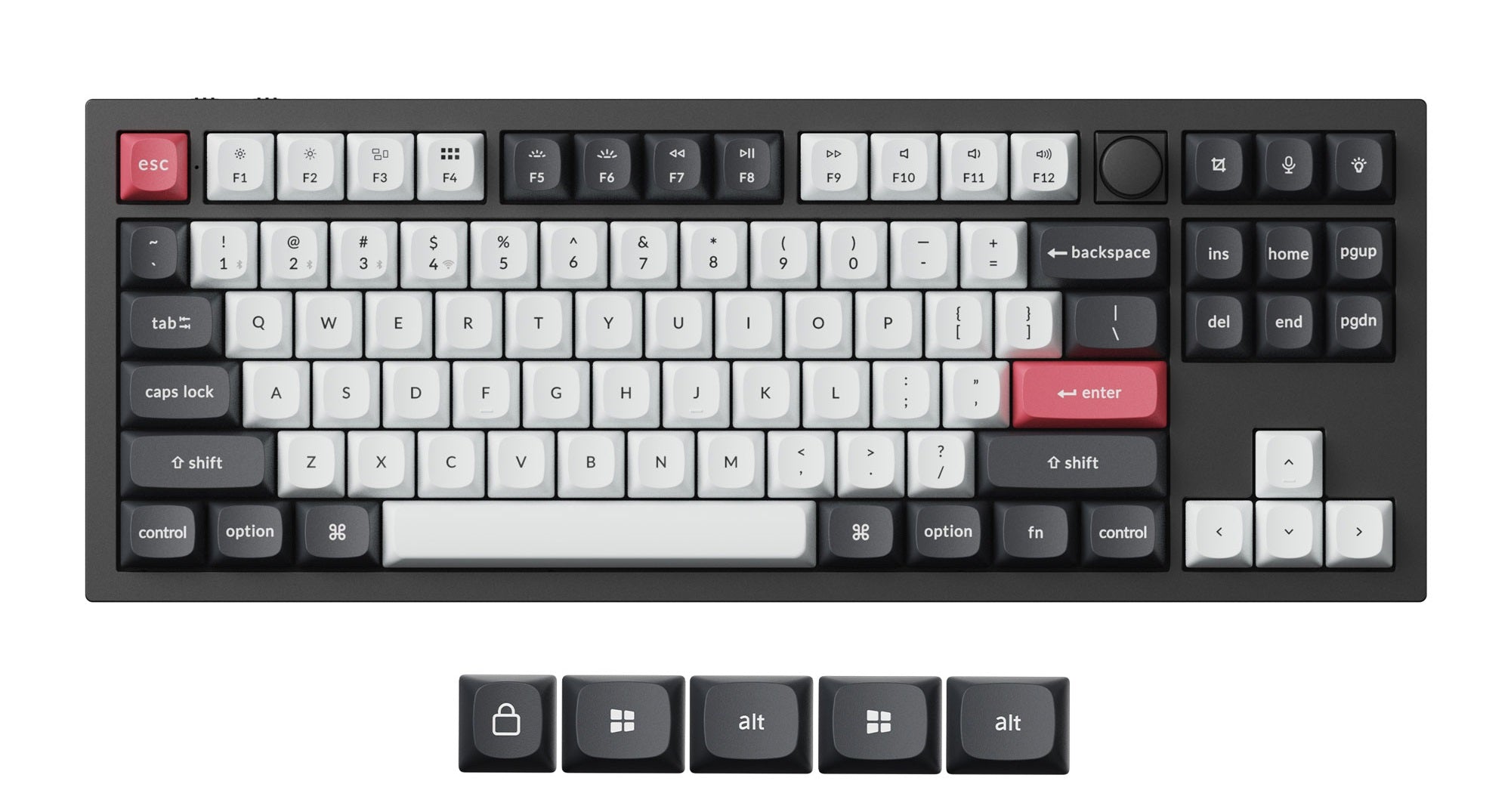 Keychron Q3 HE TKL Aluminum Hotswap Wireless Keyboard