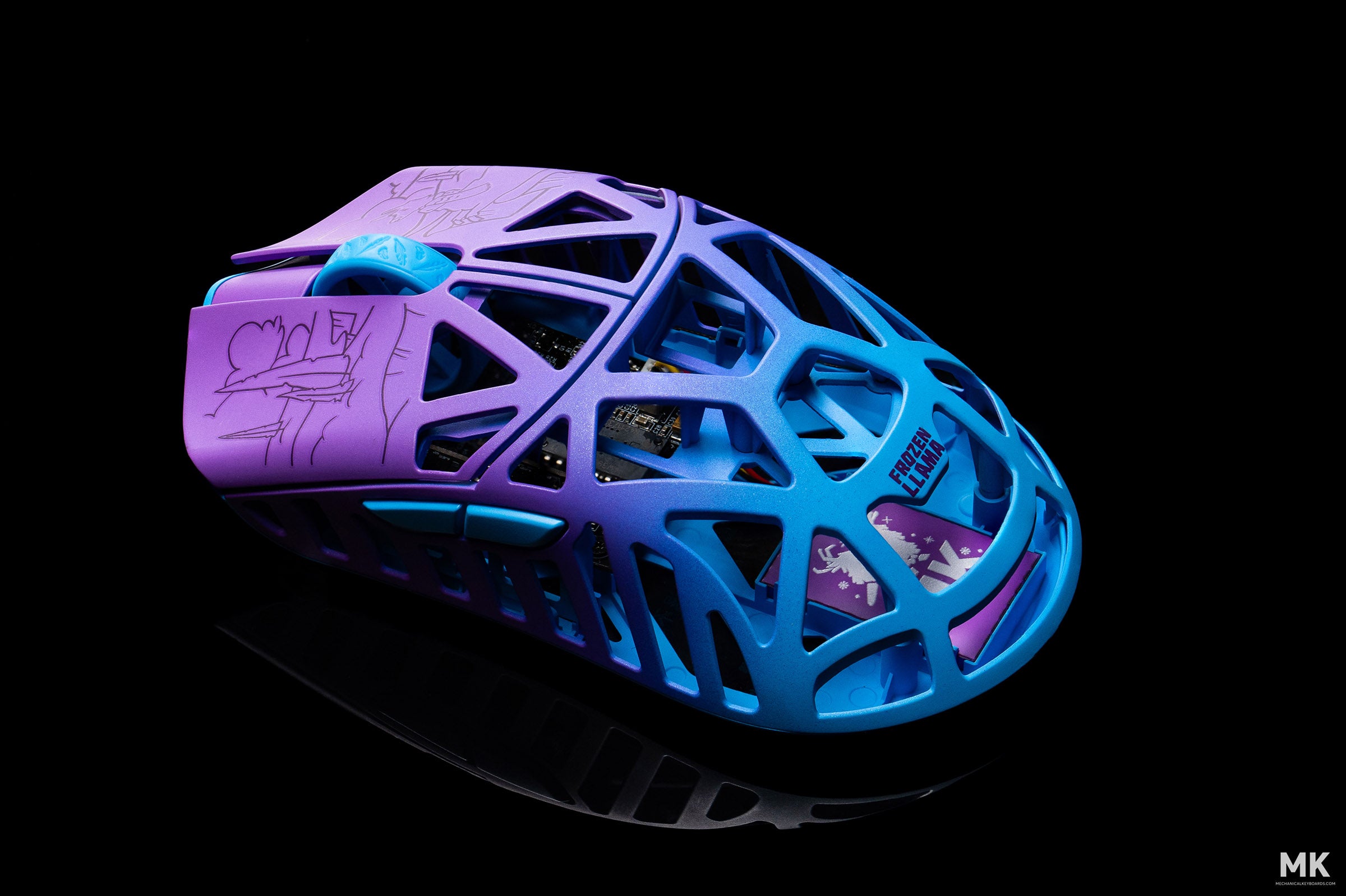 WLMOUSE x MK Frozen Llama Beast X Max 8K Wireless Mouse