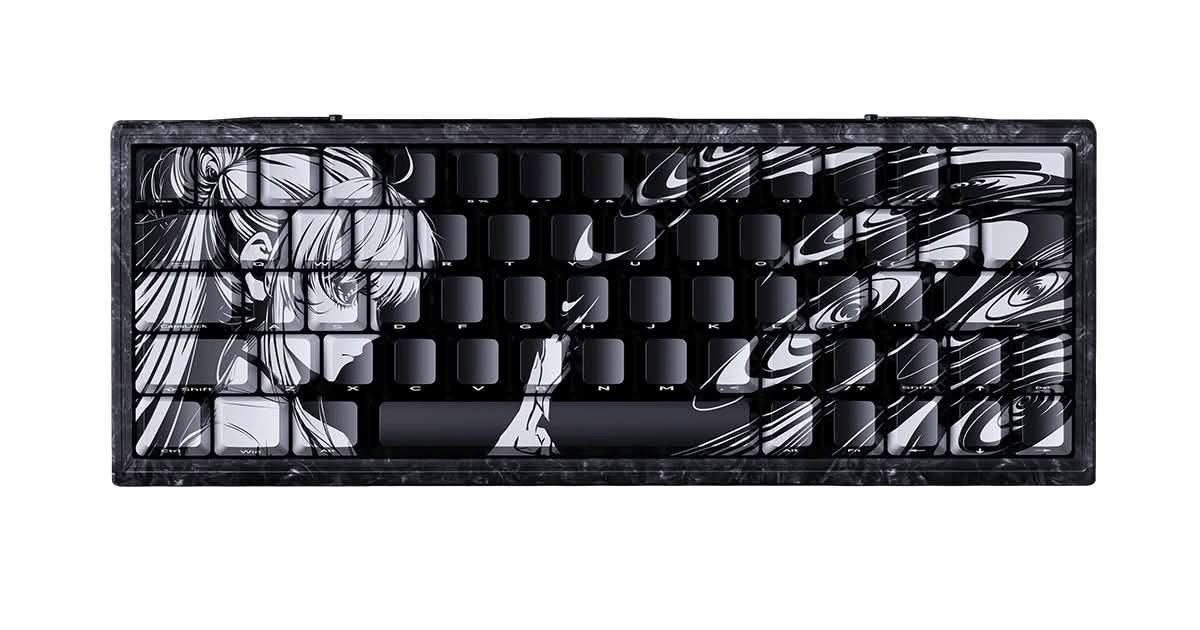 WLMOUSE Ying63 HE 8K Forged Carbon Fiber RGB Keyboard