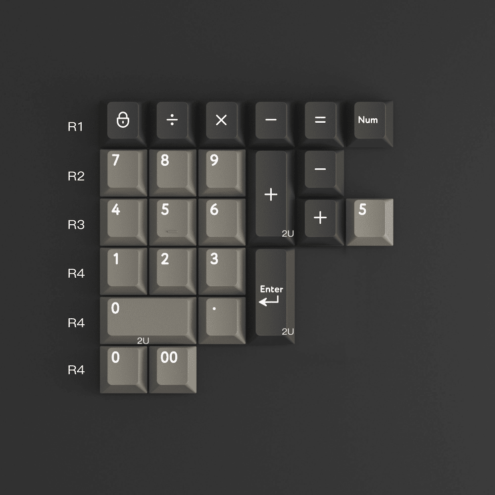 KBDfans PBTFANS DOLCH Cherry Keycaps – mechkeysshop