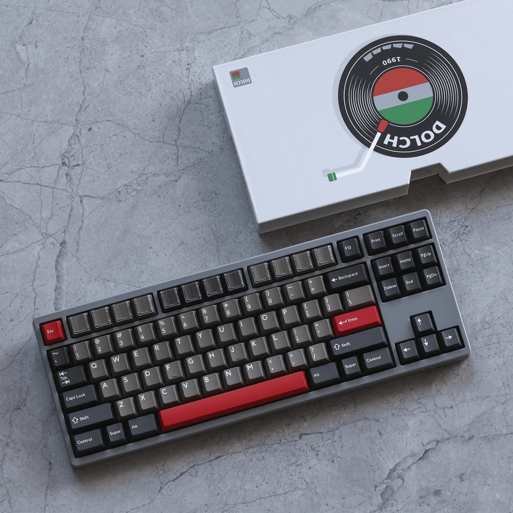 KBDfans PBTFANS DOLCH Cherry Keycaps – mechkeysshop