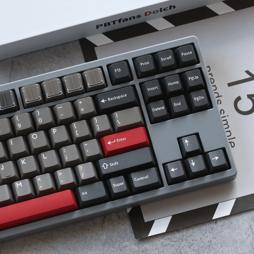 KBDfans PBTFANS DOLCH Cherry Keycaps – mechkeysshop
