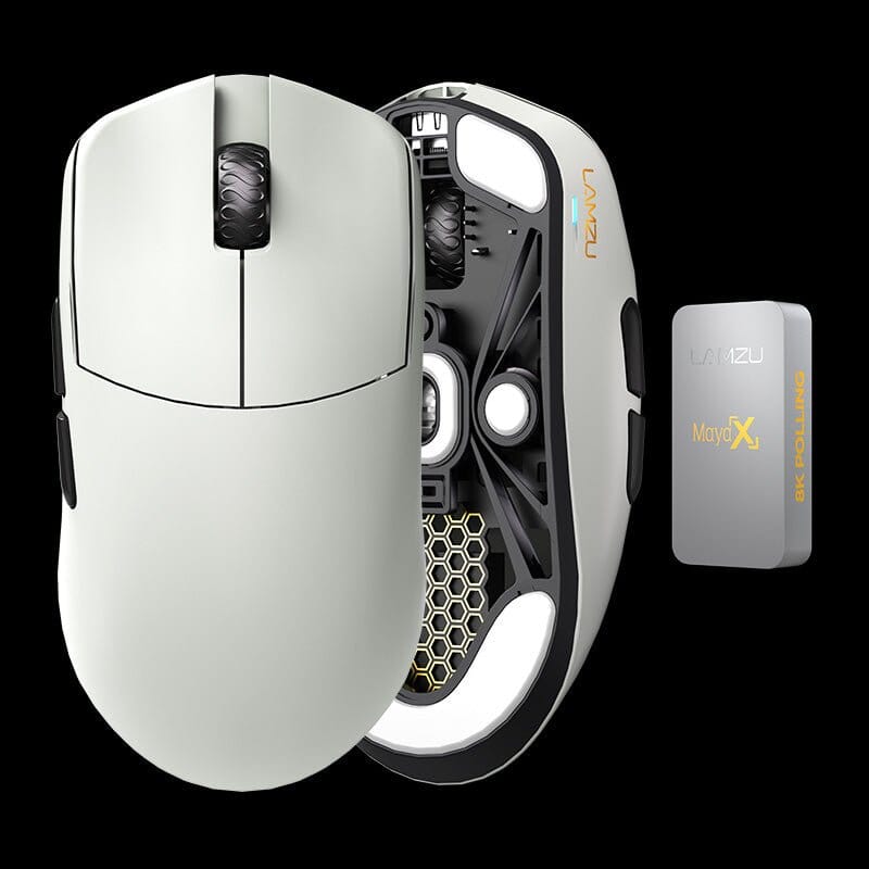LAMZU MAYA X 8K PAW3950 Dual Mode 47g Mouse – mechkeysshop