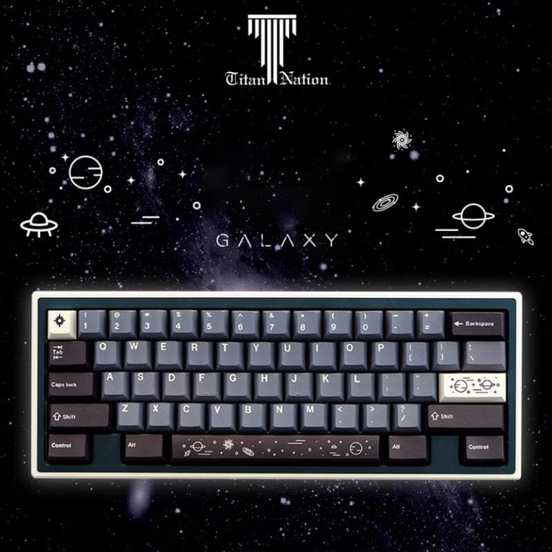 Titan Nation GMK GALAXY Cherry Profile Keycaps Set – mechkeysshop