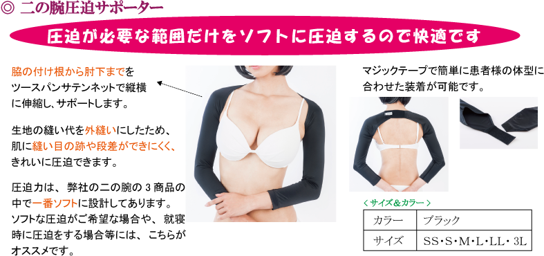 二の腕圧迫サポーター / メディカル サラマシェリ <脂肪吸引術・乳房