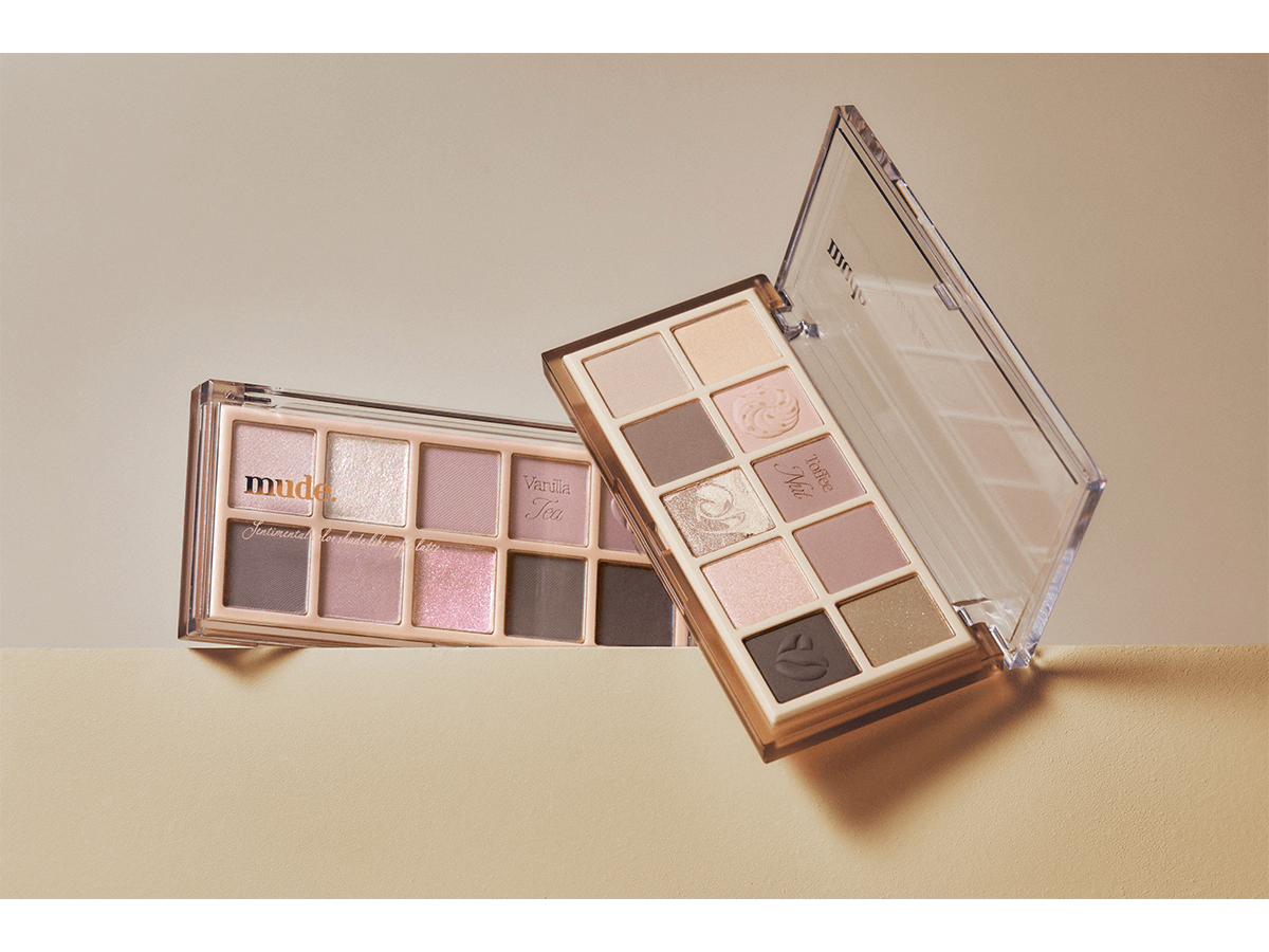 mude.ショールモーメントアイシャドウパレット柔らかく上品な