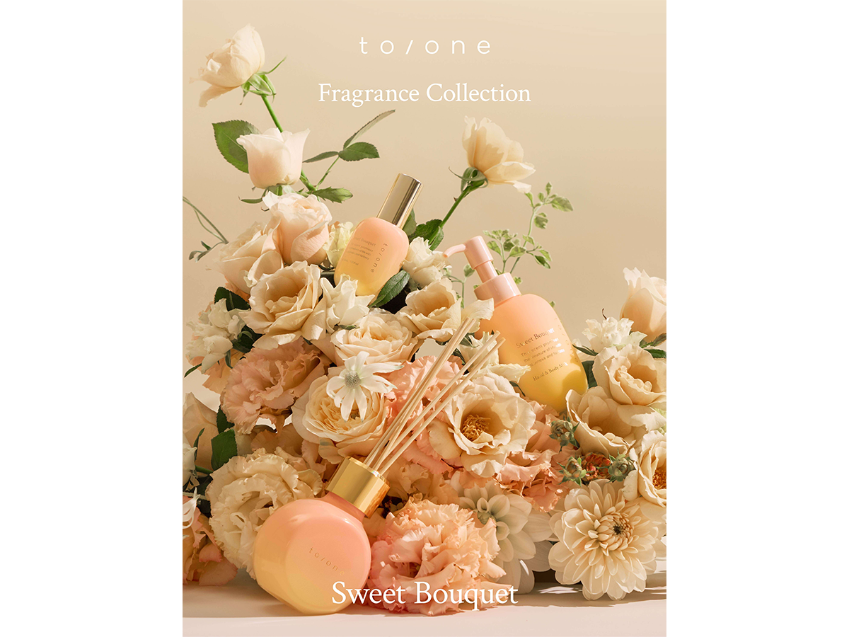 to/one】ブランド初のフレグランス花束の幸福感「フローラルフルーティ