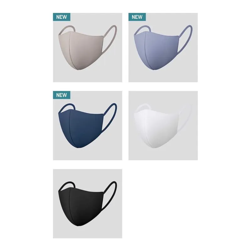 UNIQLO エアリズムマスク 3枚入り ブラウン ユニクロ公式 | エアリズム