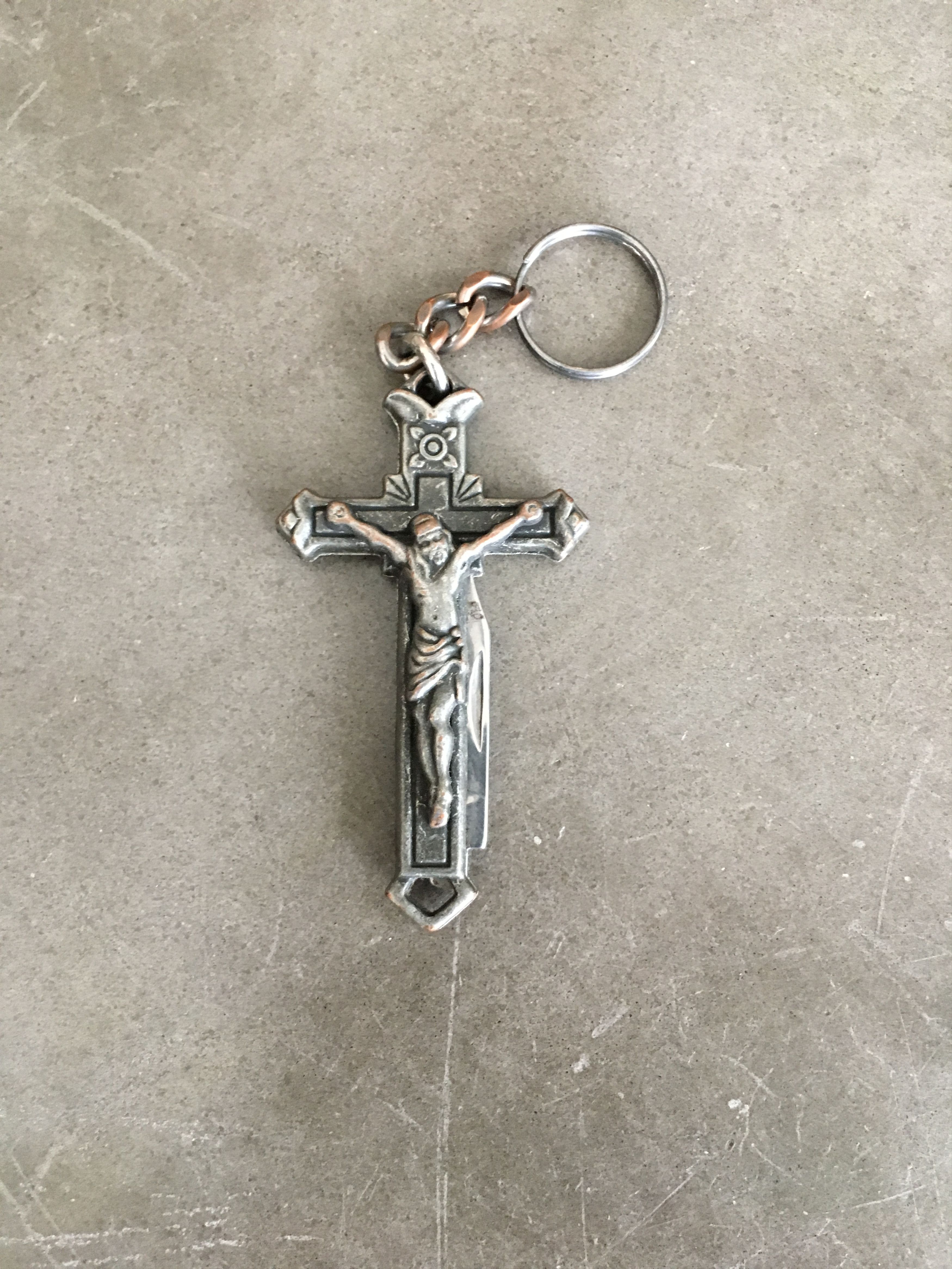 Supreme Supreme Crucifix Cross Pocket Knife Keychain | Grailed