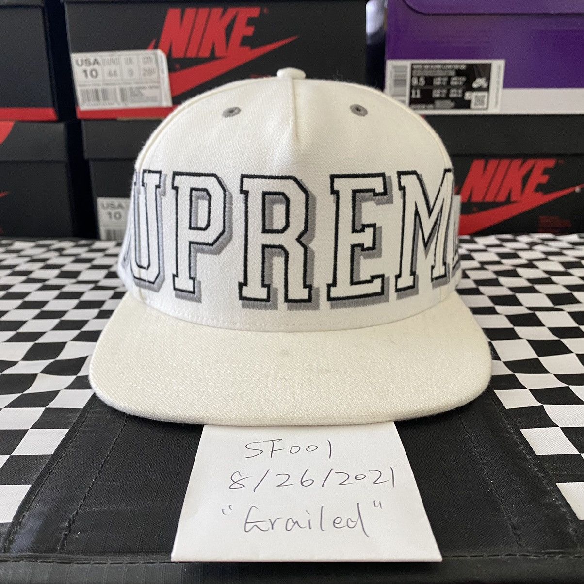 Starter × Supreme Used FW13 Supreme Starter Banner 5-Panel White A