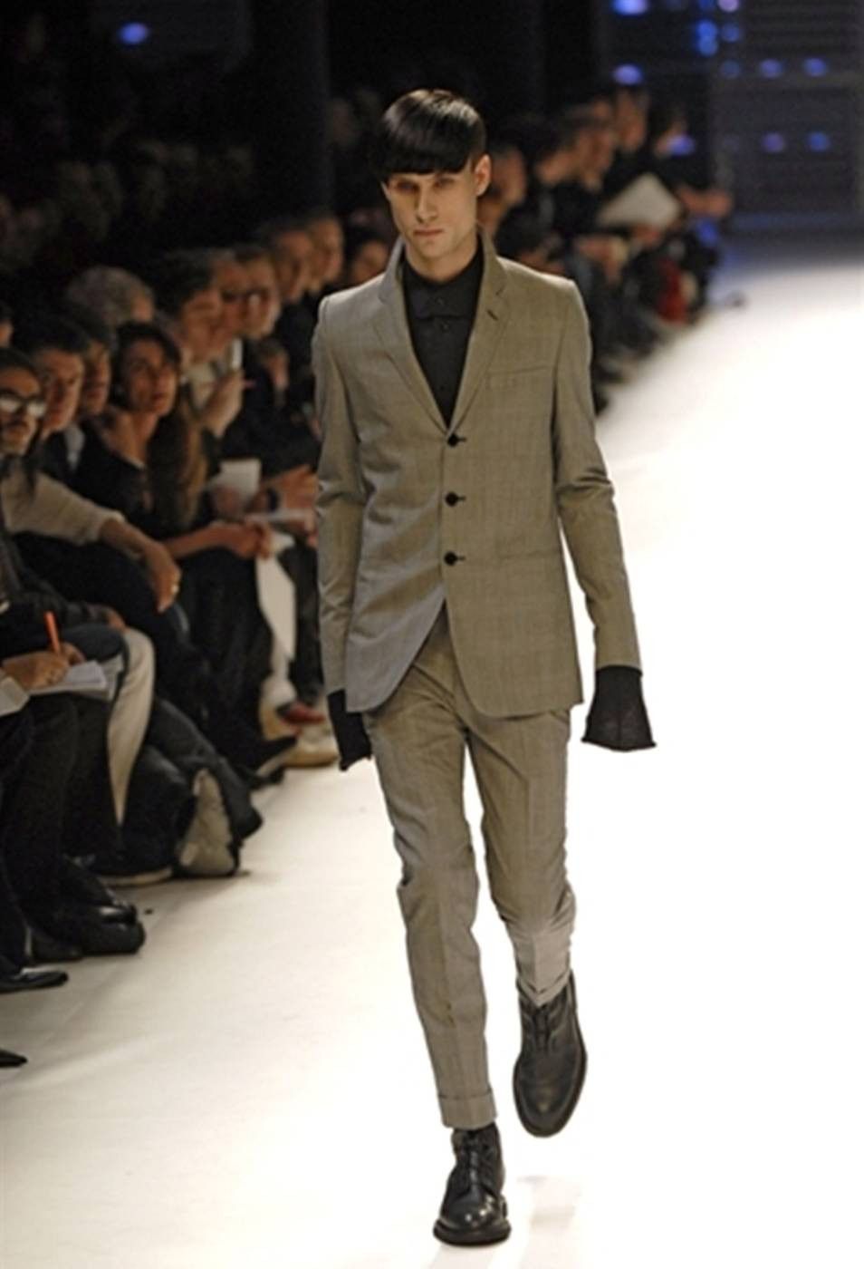 Dior × Hedi Slimane AW07 Dior Homme 'Navigate' Black Wool Arm