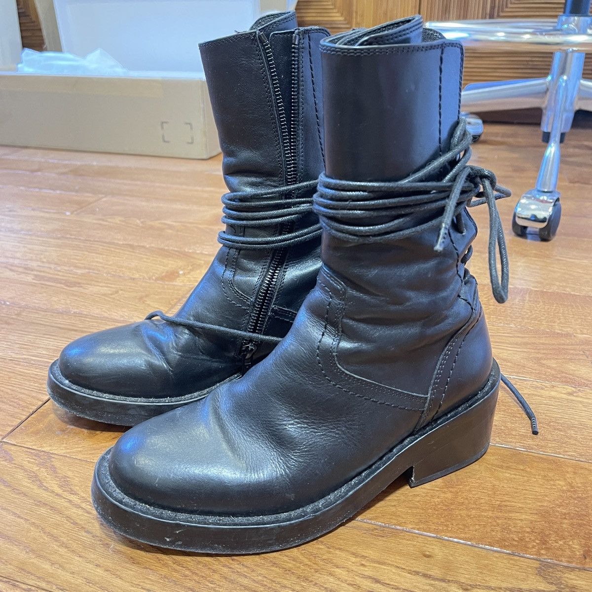 Ann Demeulemeester Ann Demeulmeester Henrica Lace-Up Ankle Boots