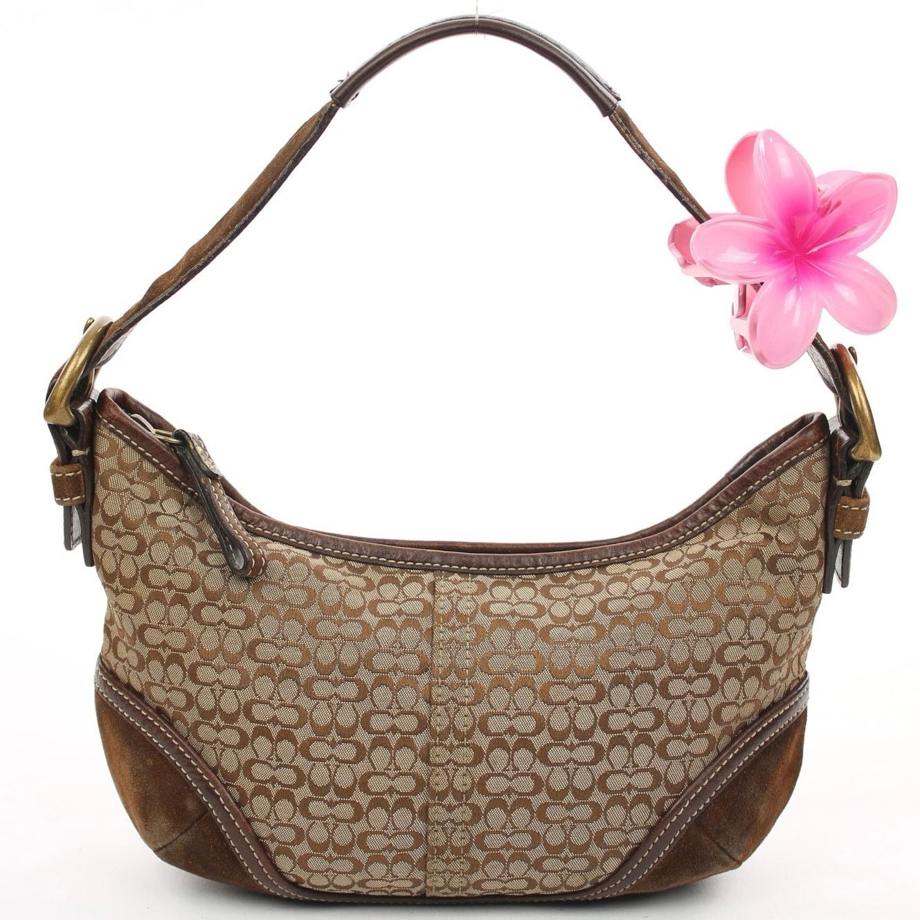 Coach Vintage Y2k Coach Mini Signature Soho Shoulder Buckle Bag