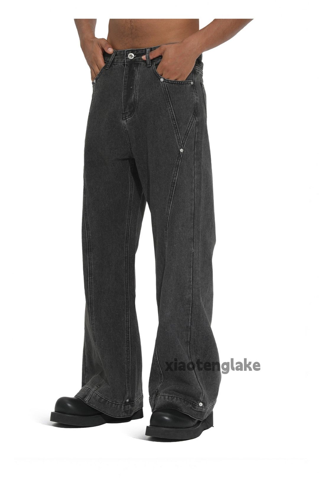 Jean zx vintage washed faded punk grunge hiphop jeans | Grailed