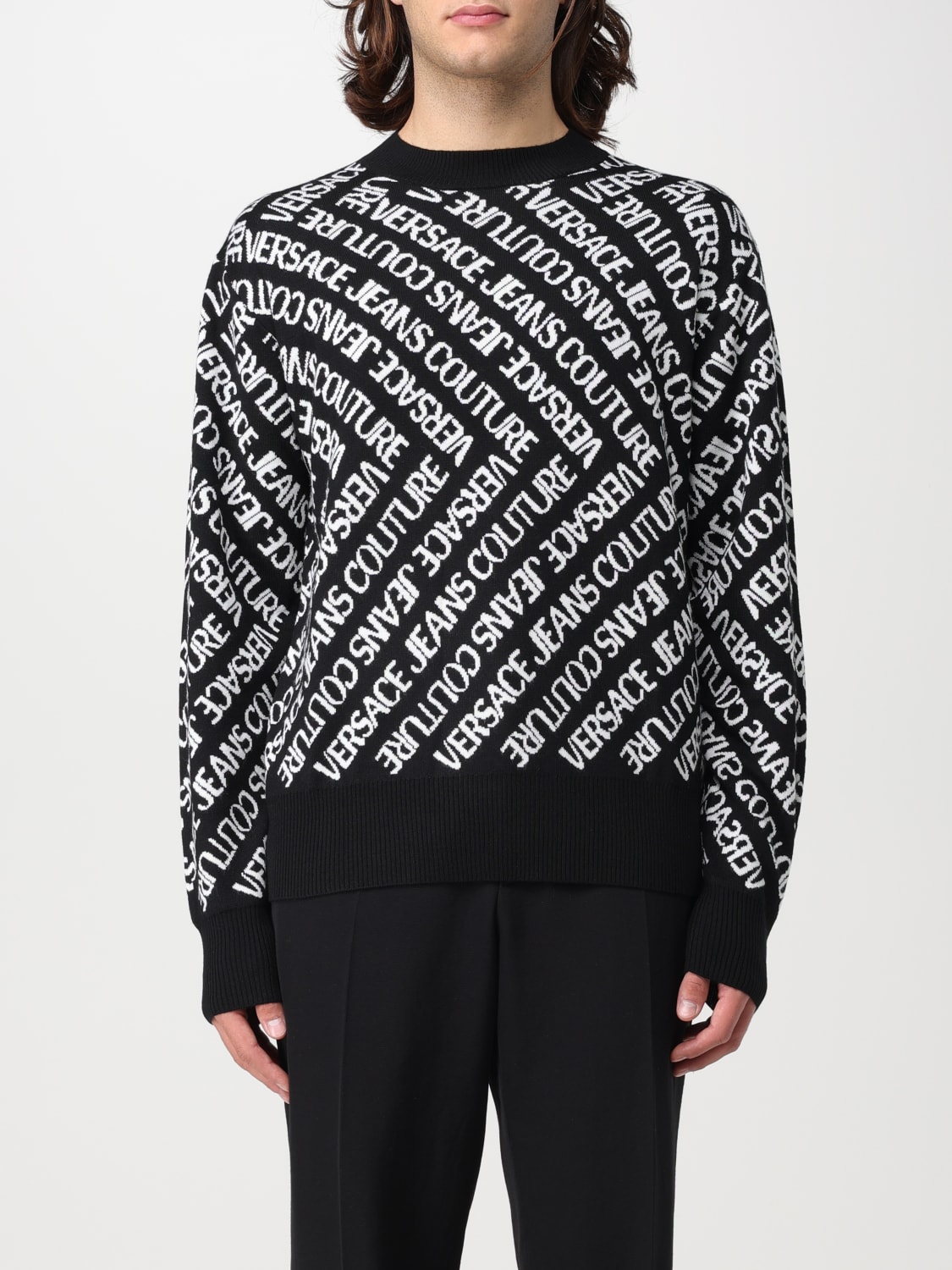 Versace Jeans Couture Outlet: Sweater men - Black