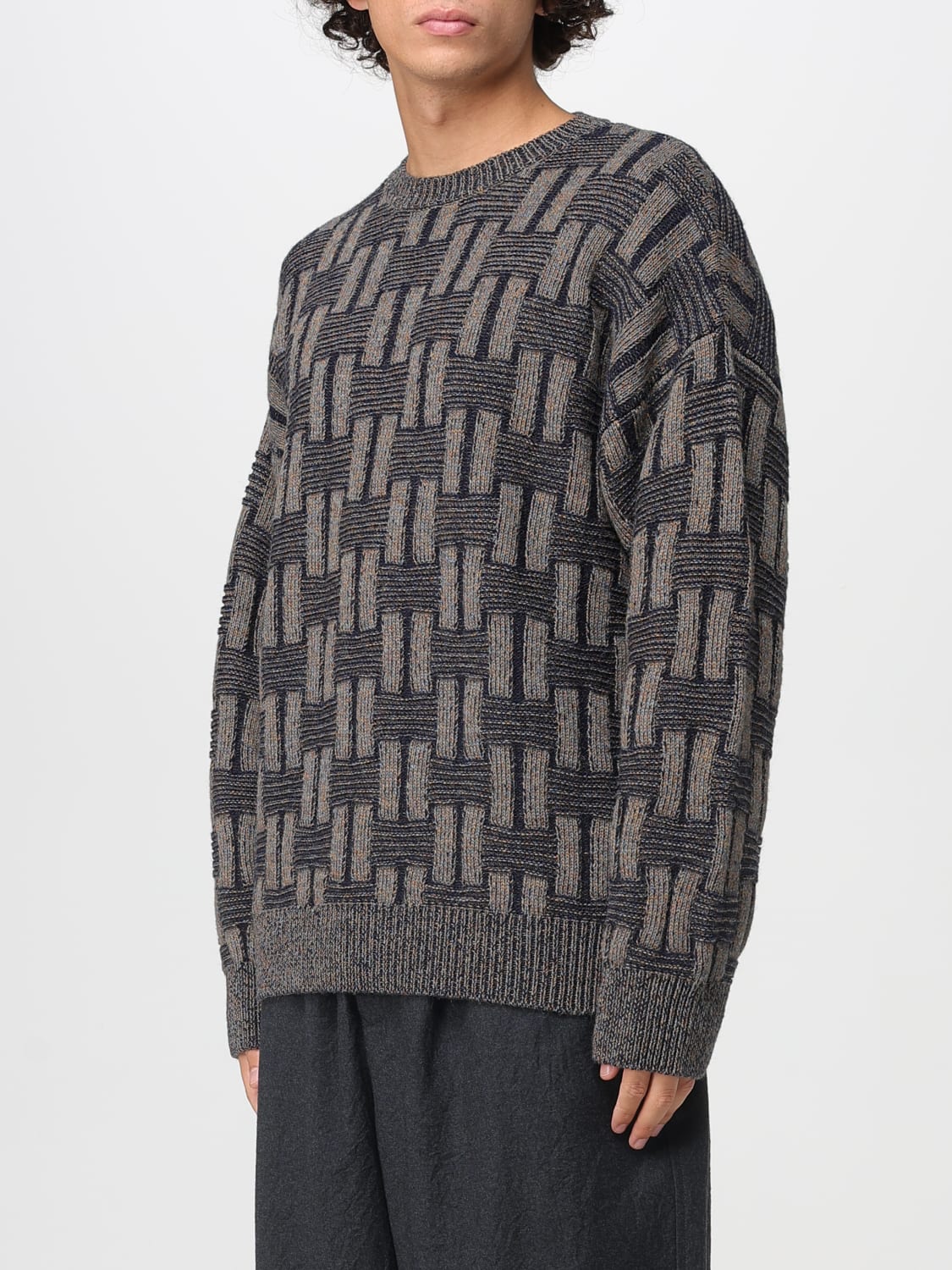 Giorgio Armani Sweater men - Blue | GM002178AF20312 | GIGLIO.COM