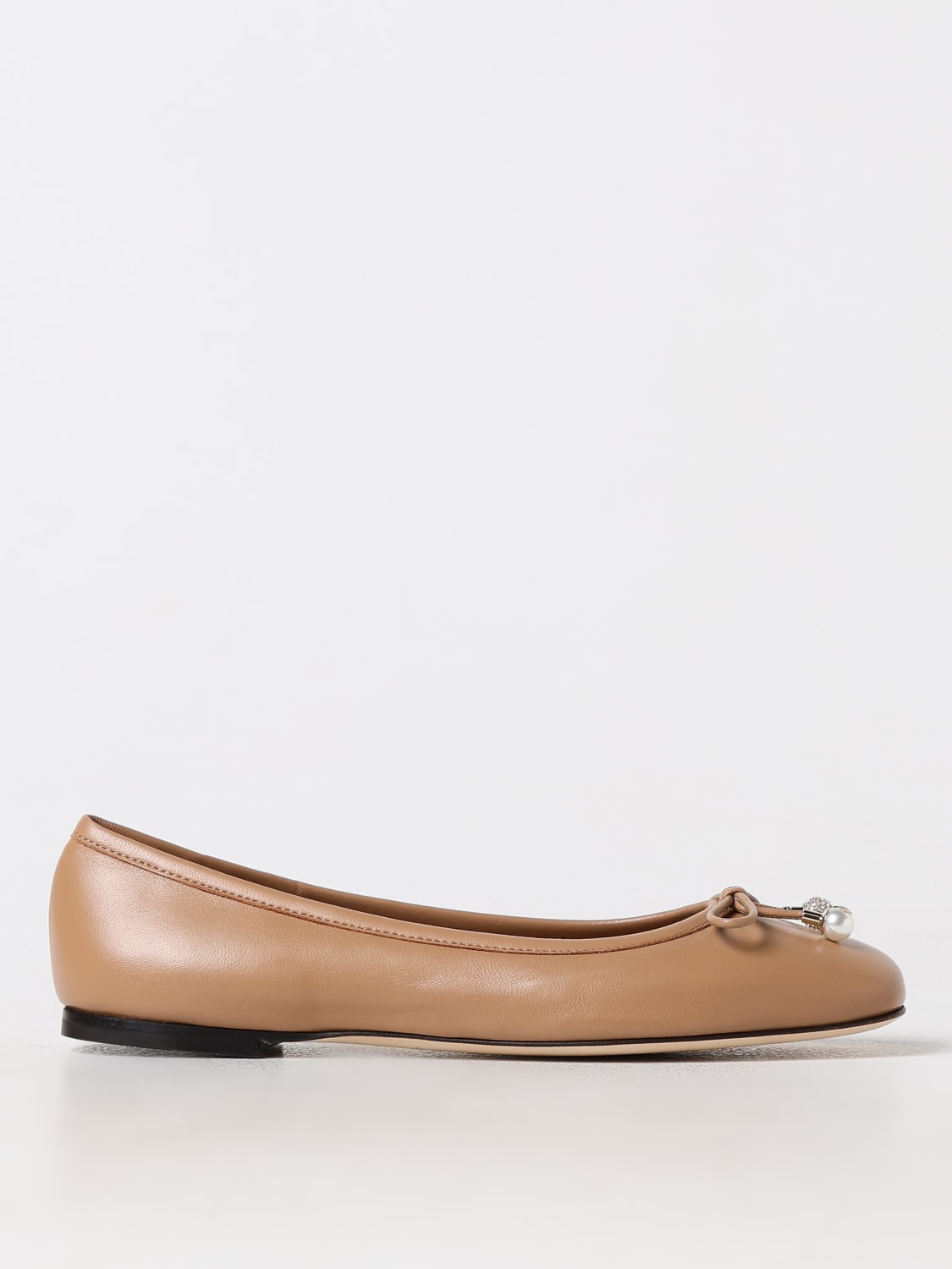 JIMMY CHOO：シューズ レディース - ベージュ | GIGLIO.COMオンライン