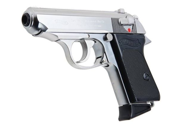 Marushin Walther PPK Model Gun - Silver | RedWolf