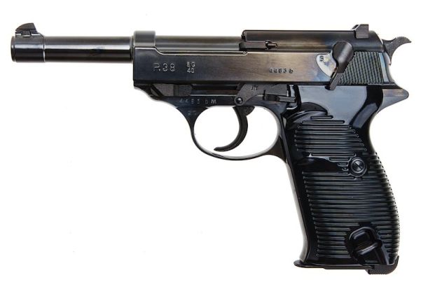 Maruzen P38 AC40.s GBB Airsoft Pistol (Black Metal Finish) | RedWolf