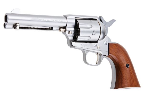Tokyo Marui SAA.45 Civilian 4.75 inch Spring Revolver - Silver