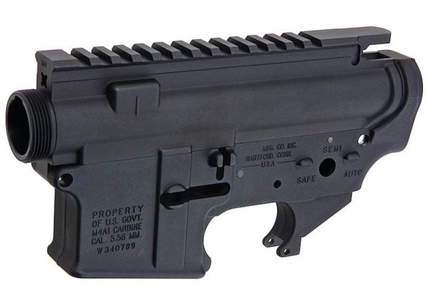 Z-Parts Tokyo Marui M4 MWS Forged Receiver Set - Black (CNC) | RedWolf