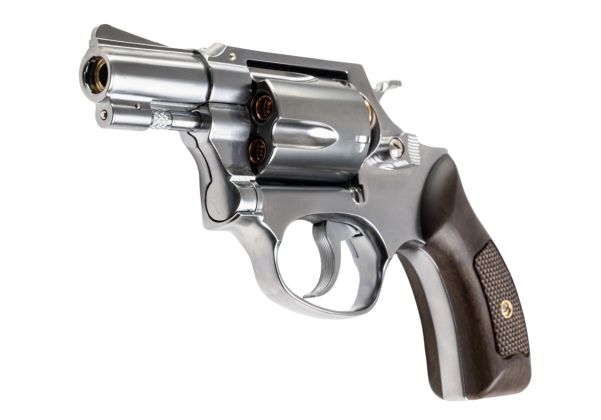 Marushin S&W M60 Gas Revolver (Black Grip, 2 inch) - Silver | RedWolf