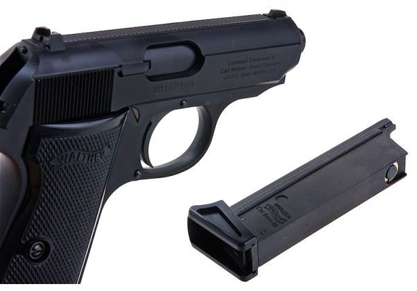 Maruzen Walther PPK/S Gas Blowback Pistol - Black | RedWolf