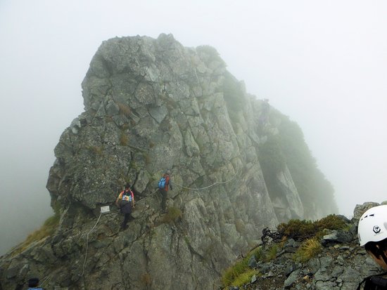 剱岳(カニのタテバイ) - Picture of Mount. Tsurugi, Nakaniikawa-gun