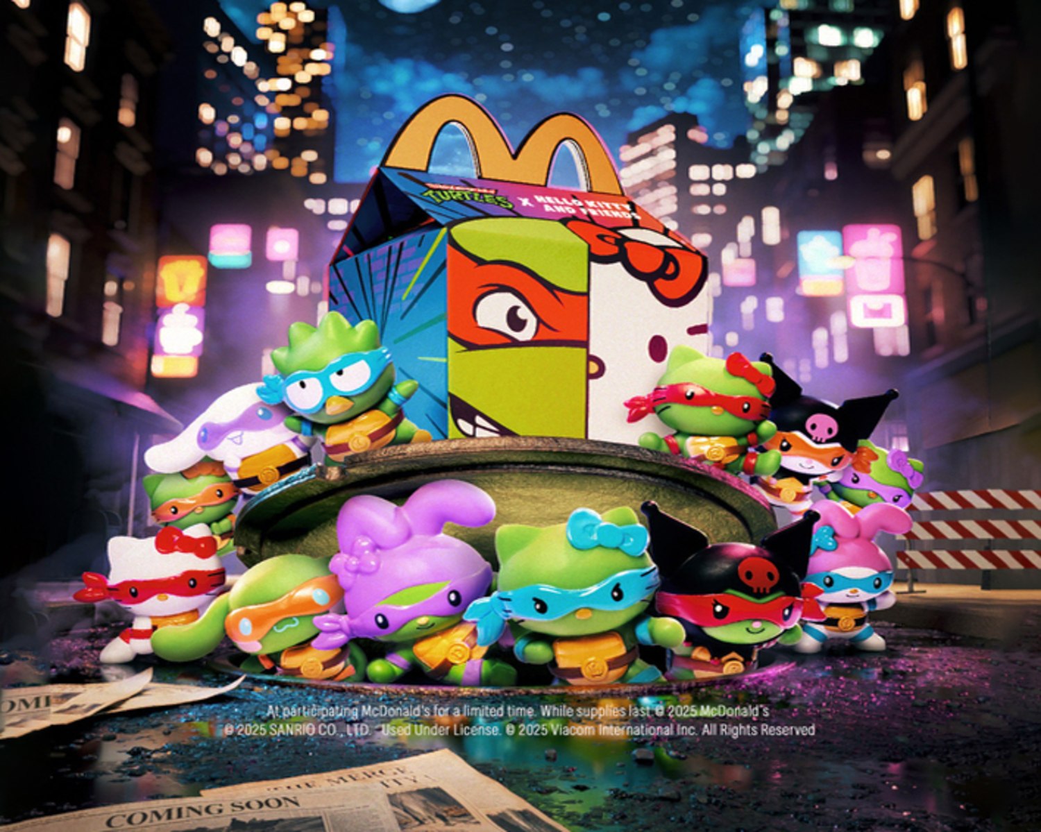 McDonald's Drops Hello Kitty x Ninja Turtles Happy Meal