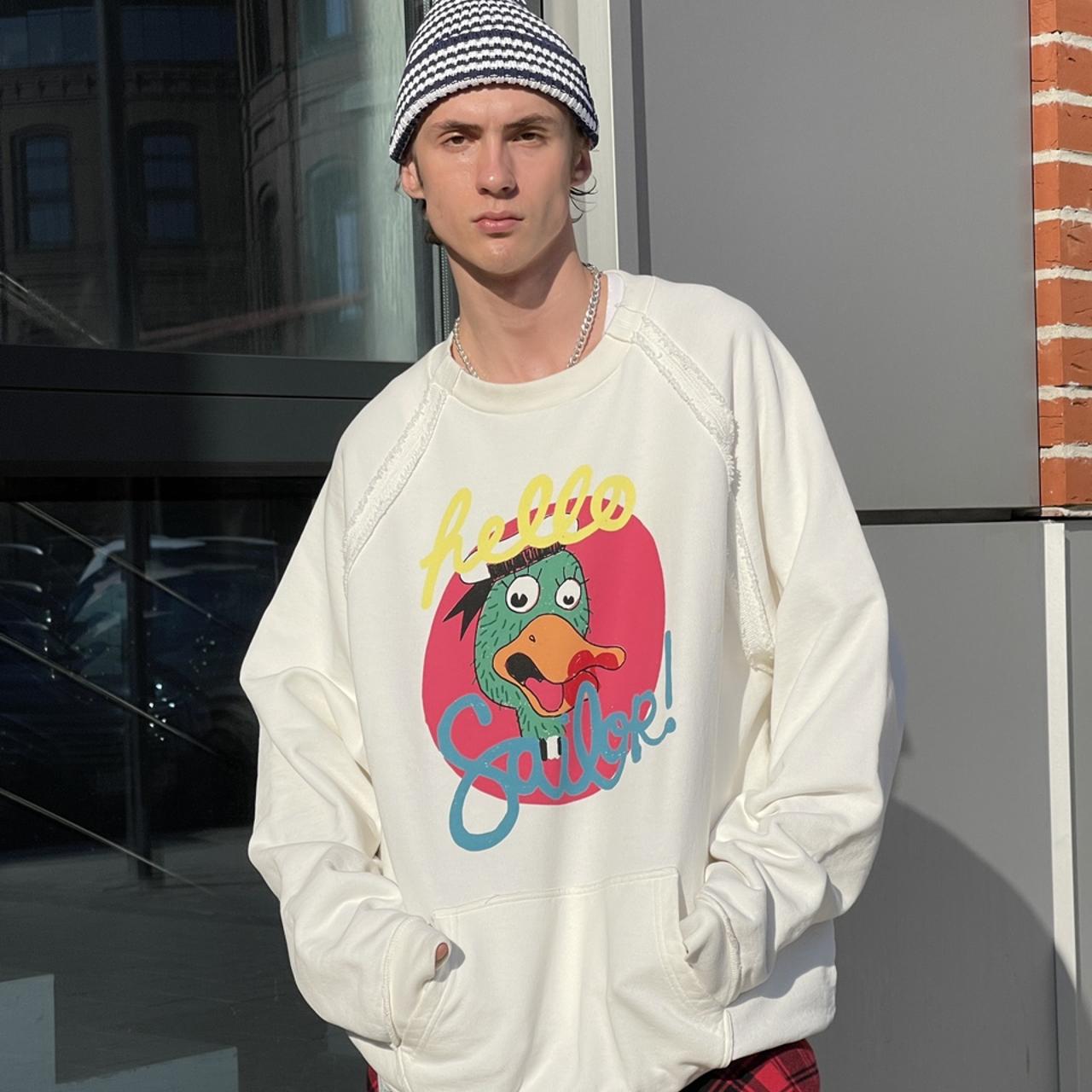 MAISON MARGIELA “HELLO SAILOR” TERRY CREWNECK | Depop