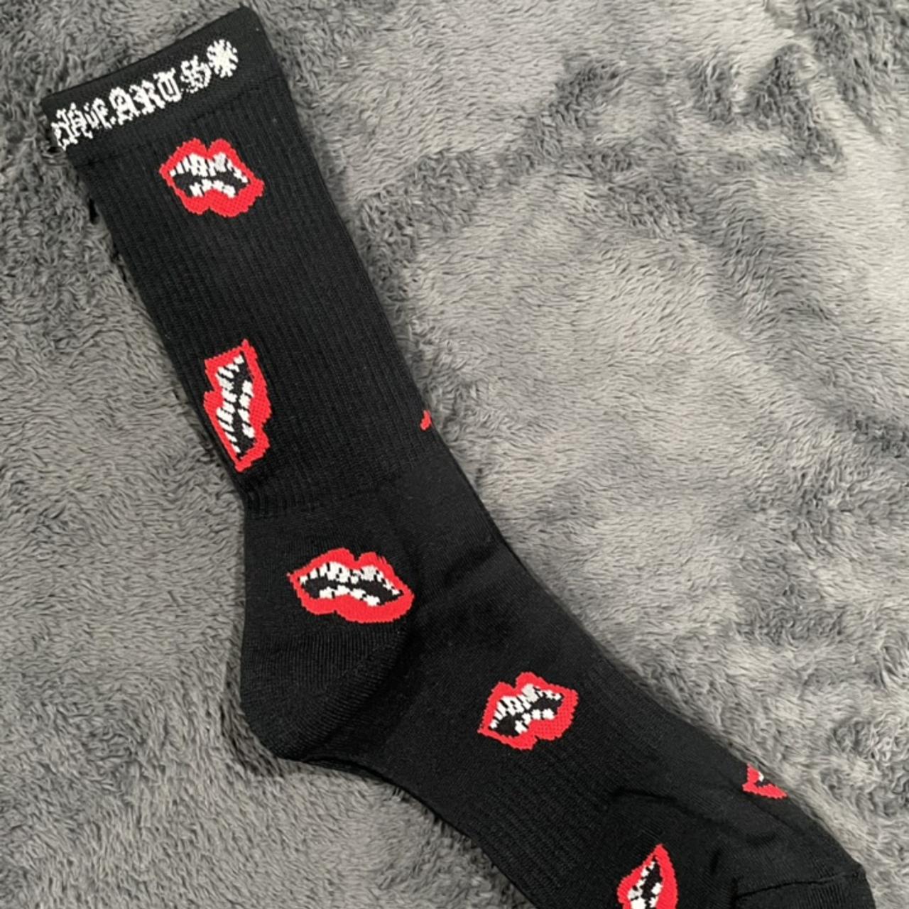 Chrome Hearts Matty Boy Chomper socks- Brand | Depop