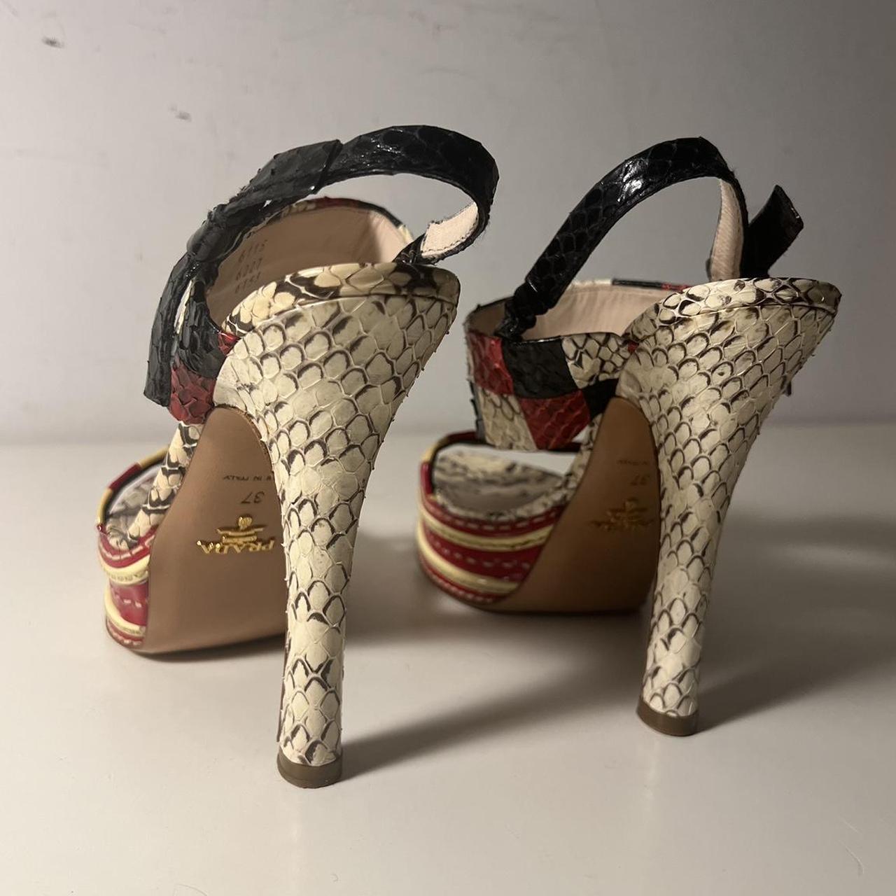 Prada SS 2009 sandals in python. Iconic piece that | Depop