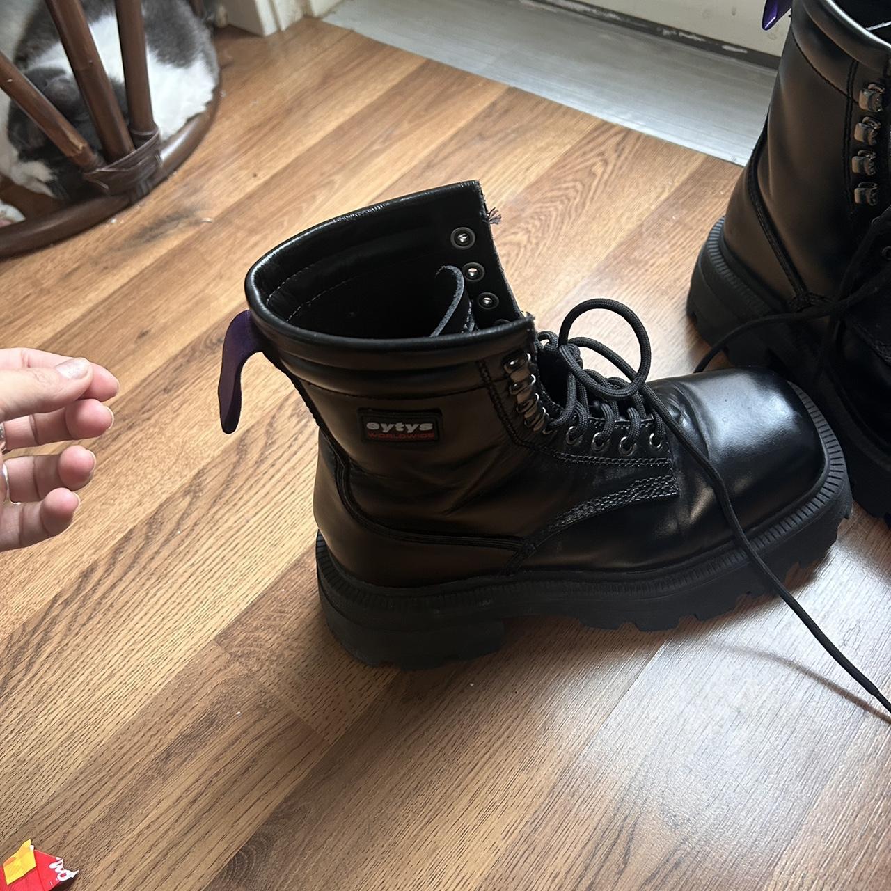 EYTYS Michigan Leather Boots, SLIGHT wear (worn 3x), | Depop