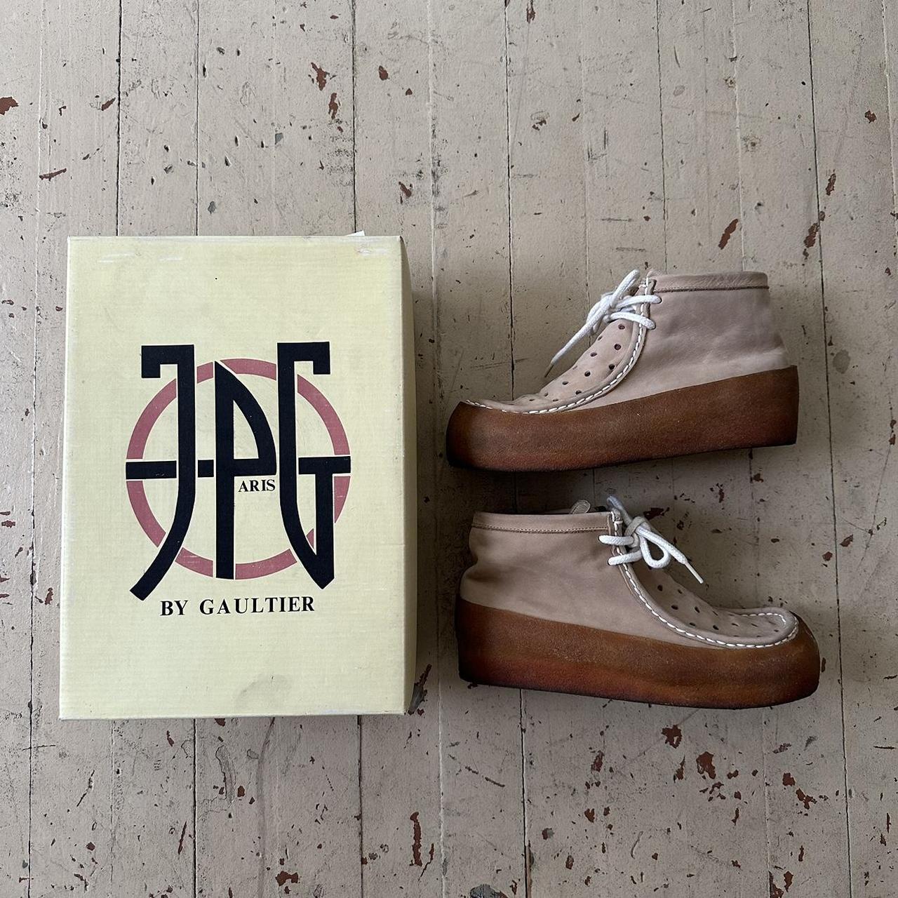 1990s Jean Paul Gaultier Leather Shoes From The | Depop