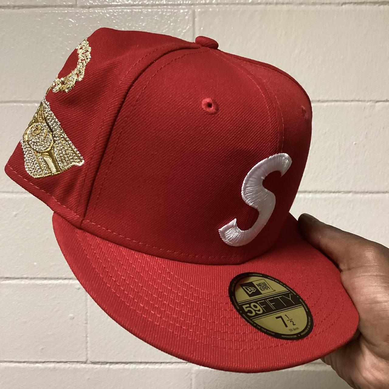 Supreme Jesus Piece S Logo Size 7 1/2 New Era | Depop