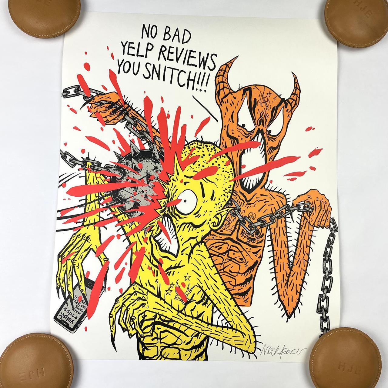 Neckface “No Reviews” Print Signed & Numbered /150 | Depop