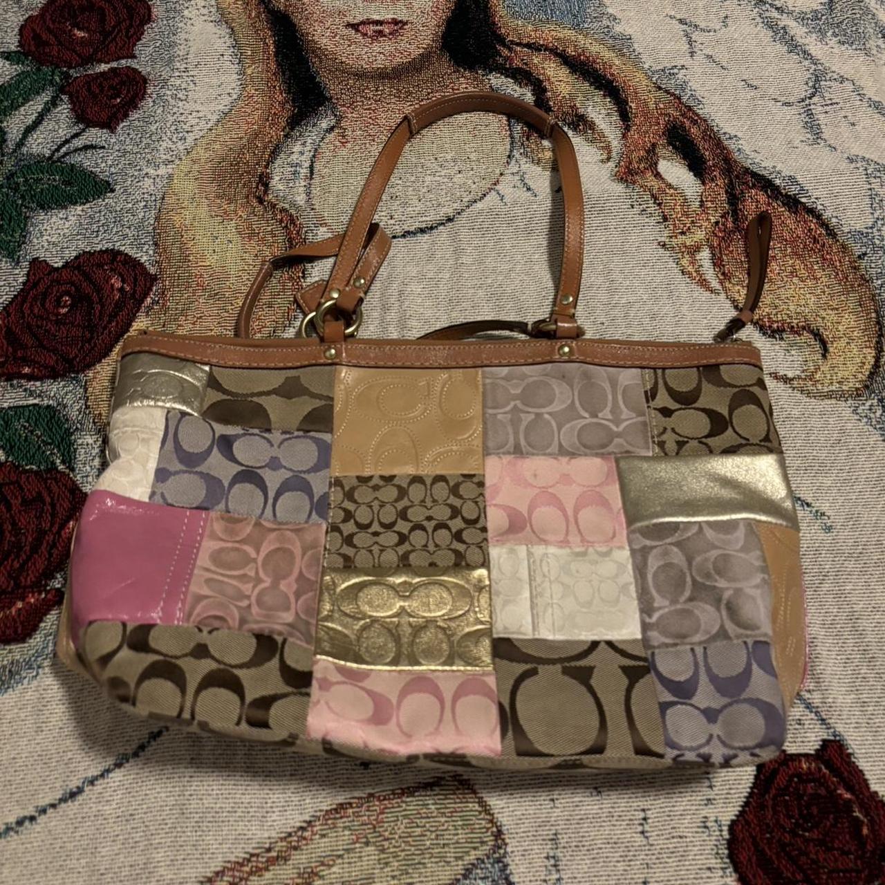 vintage y2k coach patchwork purse #coach #purse | Depop