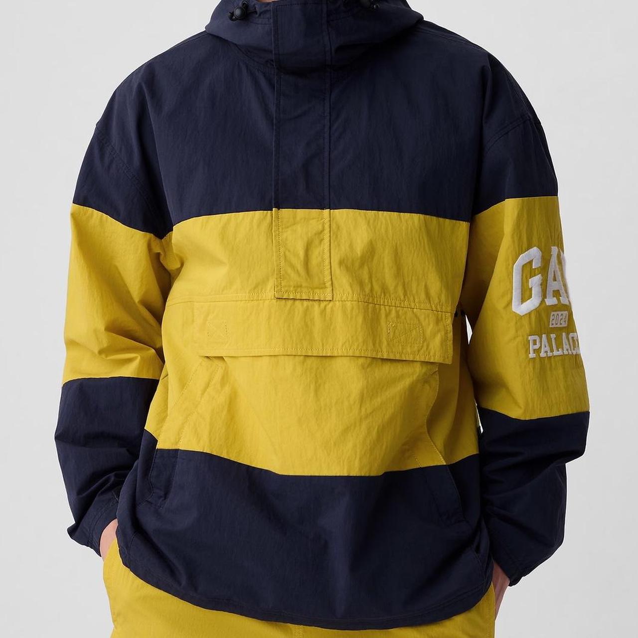 PALACE x Gap Windbreaker Anorak Navy Men's L NWT - | Depop