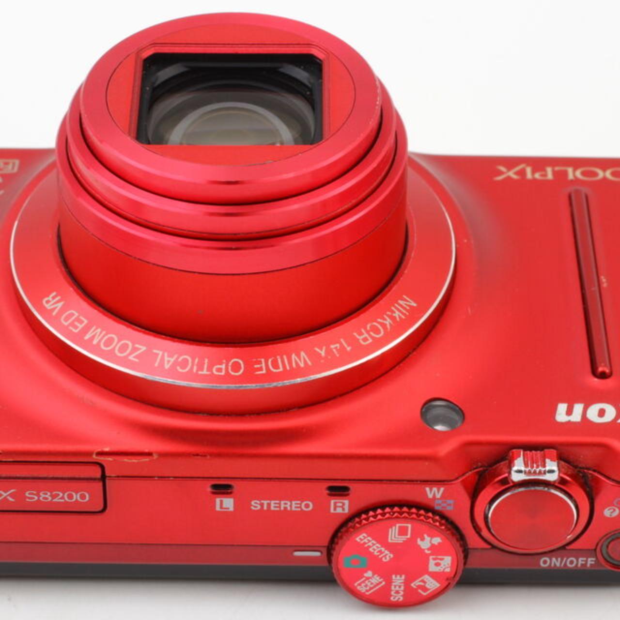 SONY Camera-and-accessories Nikon COOLPIX S8200 Red | Depop