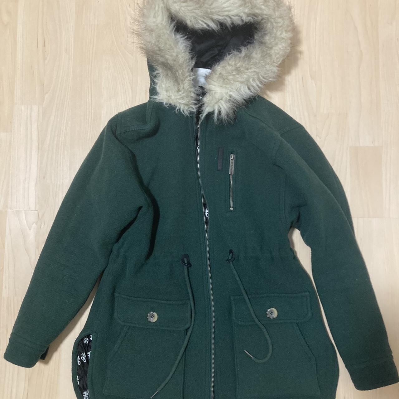Drop Dead green parka, like new, no flaws. The tag | Depop