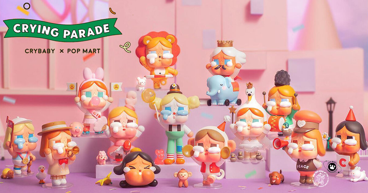 POP MART x Molly Yllom of Molly's Factory CRYBABY Crying Parade