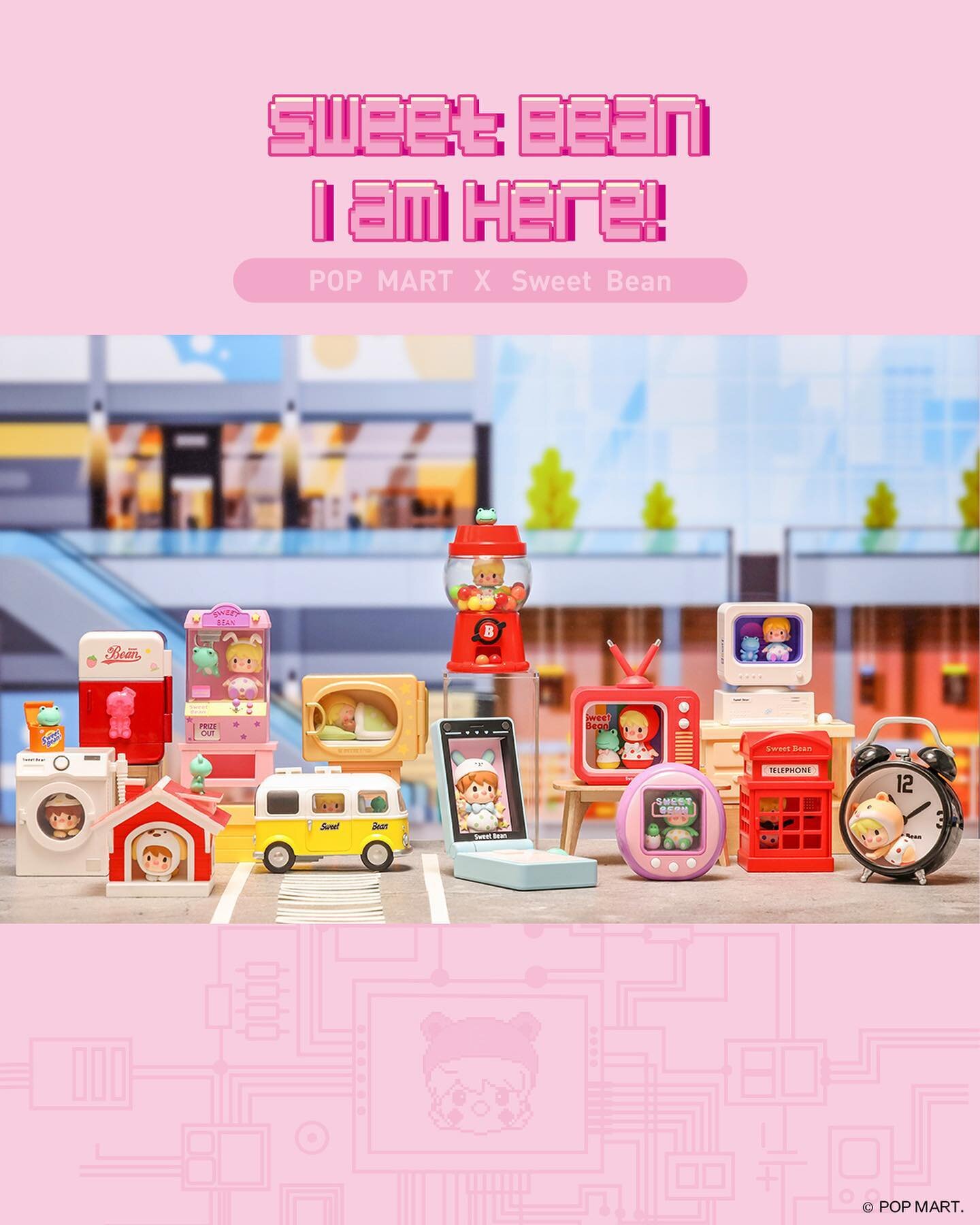 POP MART x PDC Sweet Bean I Am Here Blind Box Series - The Toy