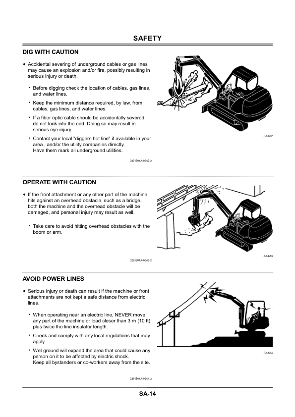 Hitachi ZX16, ZX18, ZX25 Mini Excavator Workshop Repair Manual