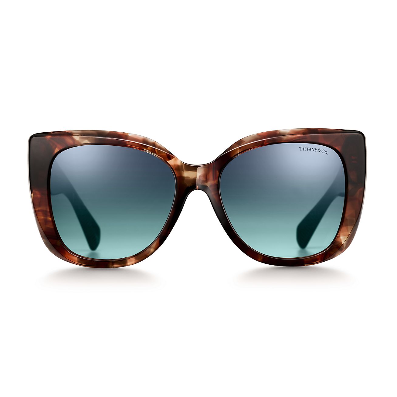 ティファニー サングラス トータス アセテート アジュール ブルー