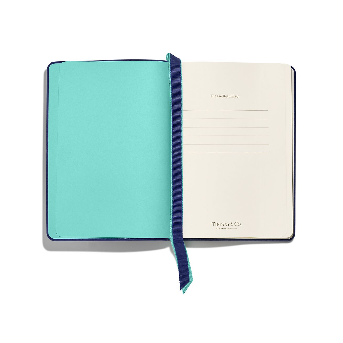 パーソナル エッセンシャル ノートブック ネイビー レザー | Tiffany & Co.
