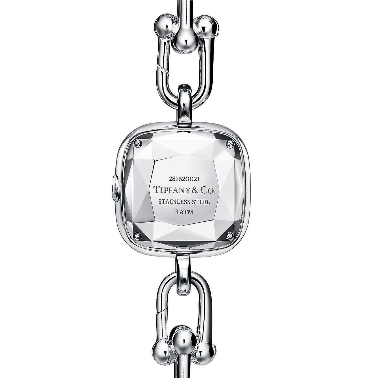 Tiffany HardWear Watch in Sterling Silver and Steel with Diamonds