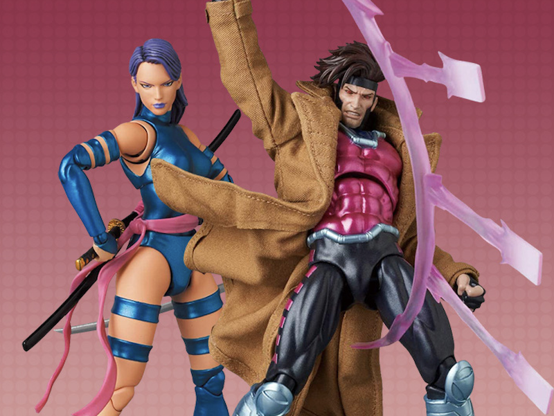 Medicom - MAFEX Marvel's X-Men Gambit & Psylocke Figures Shipping Soon